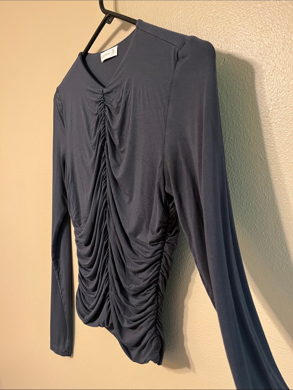 Kookai Ruched Long Sleeve Top - Picture 3 of 6